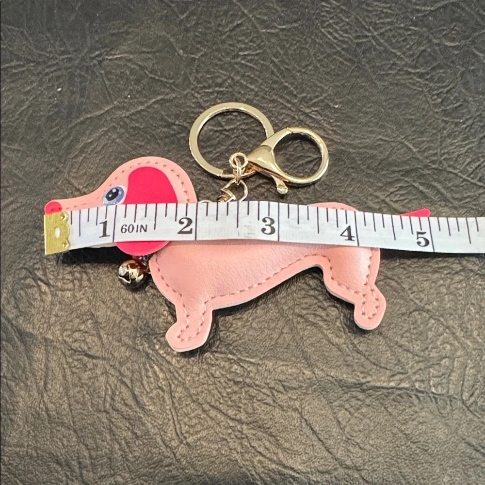 Dachshund Dog Keychain Bag Charm, NEW - Picture 3 of 5